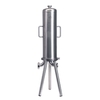 Cartridge filter body Series: PF-EG 0012 Stainless steel/SS316 PN16 External thread DIN 11851 DN25 Number of elements: 1 Suitable for element size: 5" Code 7 Max. operating pressure: 8bar
